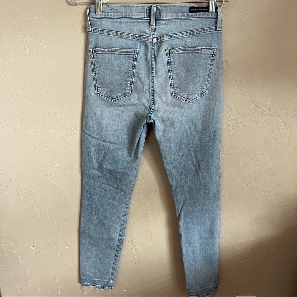 Citizens Of Humanity Rocket Ankle Skinny Exposed Button‎ Fly Denim Jeans - Picture 12 of 16